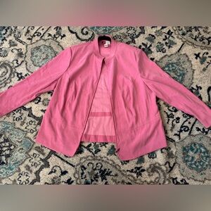 JM Collection Vibrant Pink Blazer